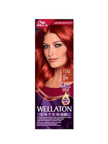 Стойкая крем-краска для волос красный вулкан - Wella Professionals Wellaton 77/44